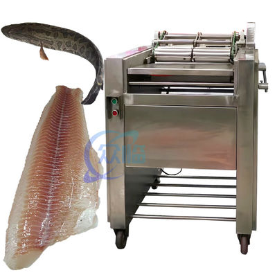 سعر جيد 20-30pcs/Min آلة إزالة جلد الأسماك ، آلة قشر سمك السلمون متعددة الأغراض الانترنت