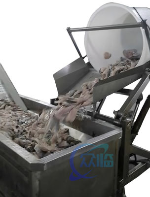 وحدة معالجة الأسماك بقدرة 2.2 كيلوواط معدات معالجة السلمون الصناعية