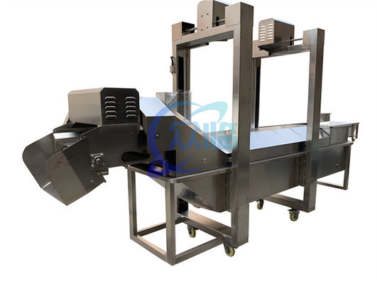 500-600KG/H طباخ الجمبري ثابت مع شاشة لمس PLC