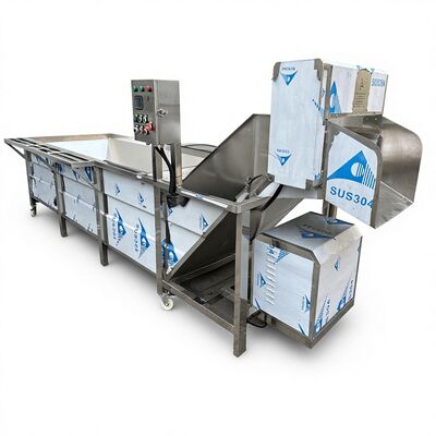 سعر جيد آلة ذوبان صناعية أوتوماتيكية للفواكه البحرية والأسماك المجمدة 4300x1500x1200mm 700-1500kg السعة الانترنت
