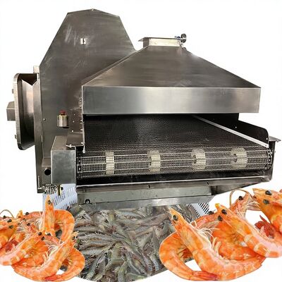 سعر جيد آلة إزالة البخار الآلية للروبيانات (Scream Cooker Blanching Machine) 700-1000KG/H الانترنت
