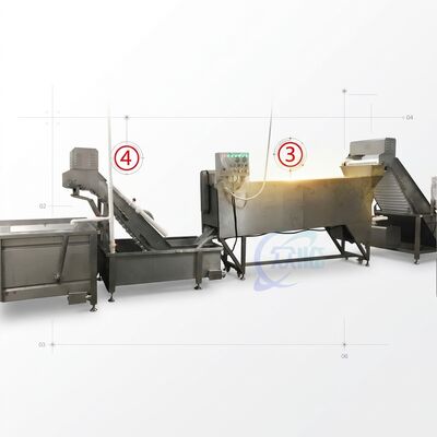 سعر جيد High Speed Shrimp Head Body Separator Anti Corrosive SUS316 1200-1800KG 0.8KW 440V متصل